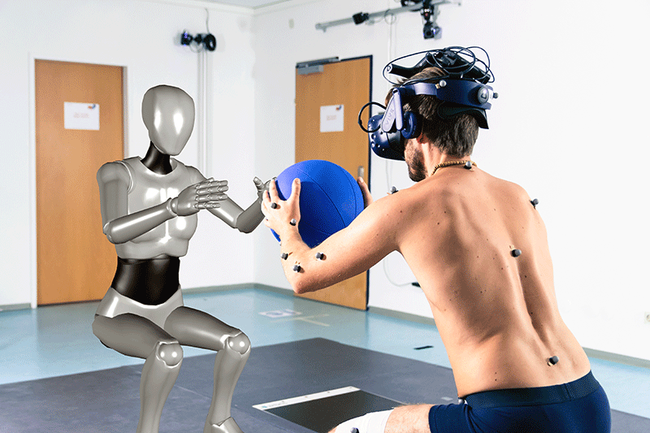 Brian Horsak beim Exergaming