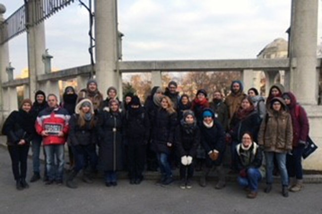 Gruppenbild am Ende der Tour im Stadtpark