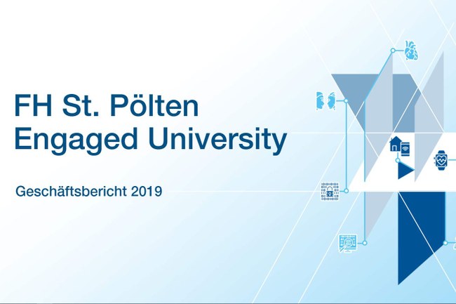Digitaler Geschäftsbericht der USTP – University of Applied Sciences St. Pölten
