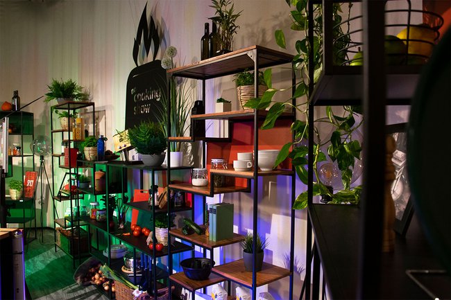 Kulisse für die Studioproduktion