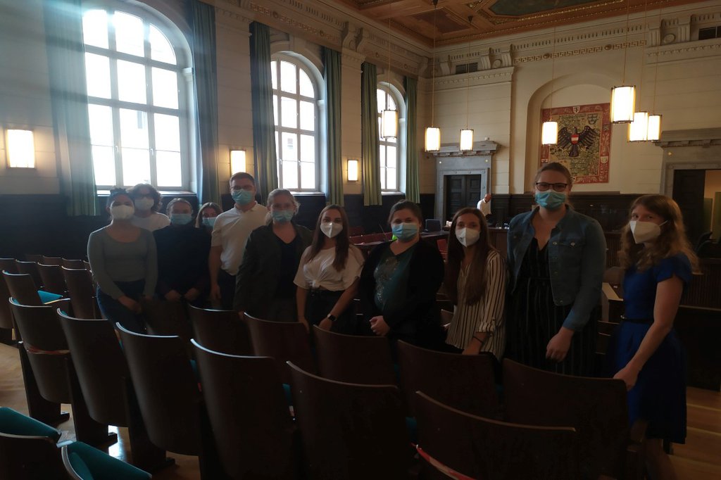 Students at the Regional Court St. Pölten