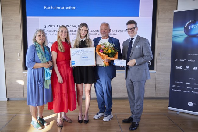 Franz Bogner Academic Award for Bachelor's Thesis on the Wind Power Debate
