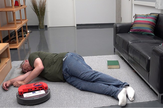 Robot Vacuum Cleaner as First Aiders