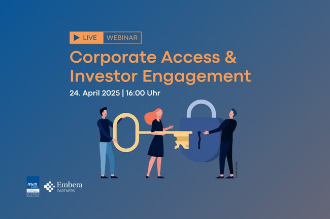 Teaserbild Webinar Corporate Access and Investor Engagement