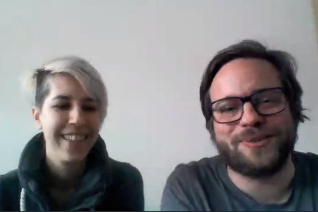 Startup team at the event