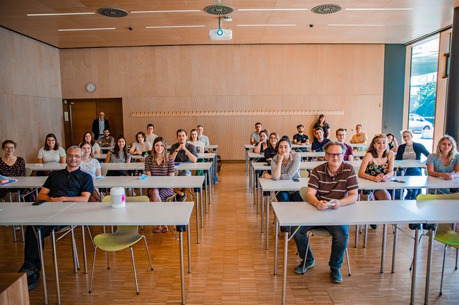 Photo time at the welcome event of our international students